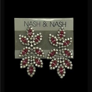 Vintage Nash & Nash 1980s oversized clip-on earrings